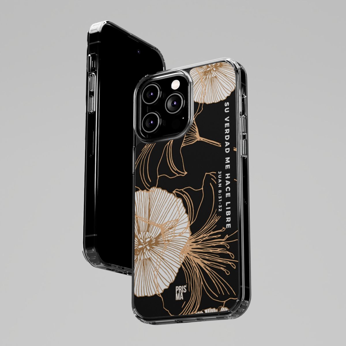 Su verdad me hace libre | Clear Phone Cases