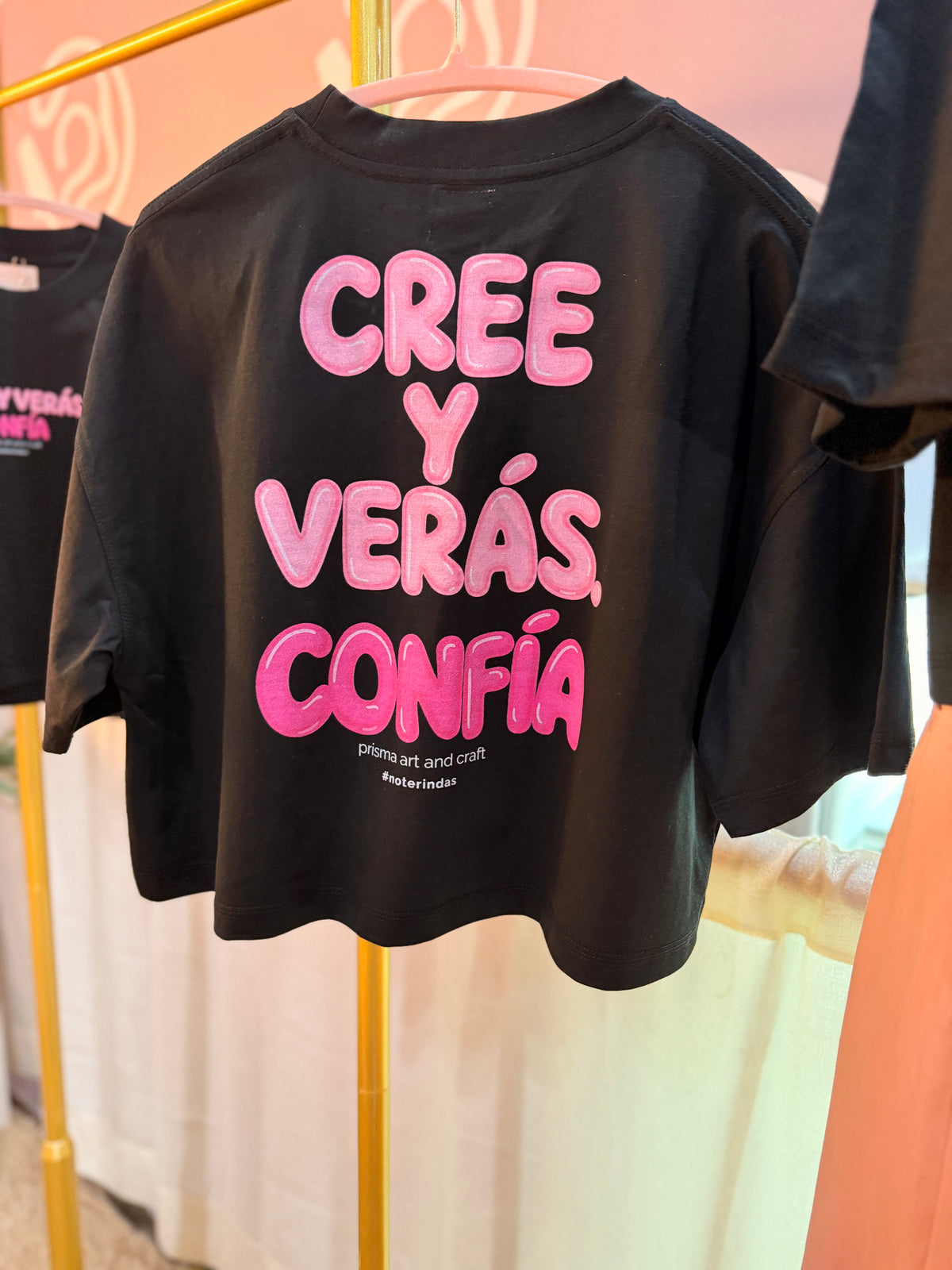 Cree y verás. Confía | Crop Signature Fabric