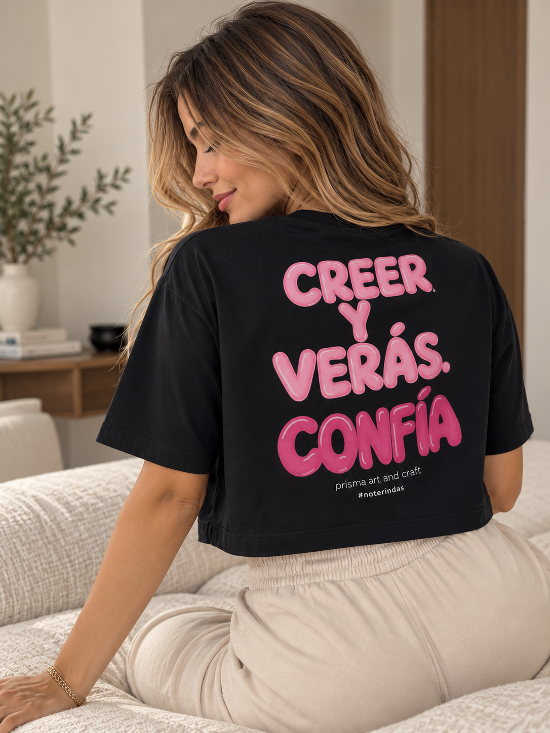 Cree y verás. Confía | Crop Signature Fabric