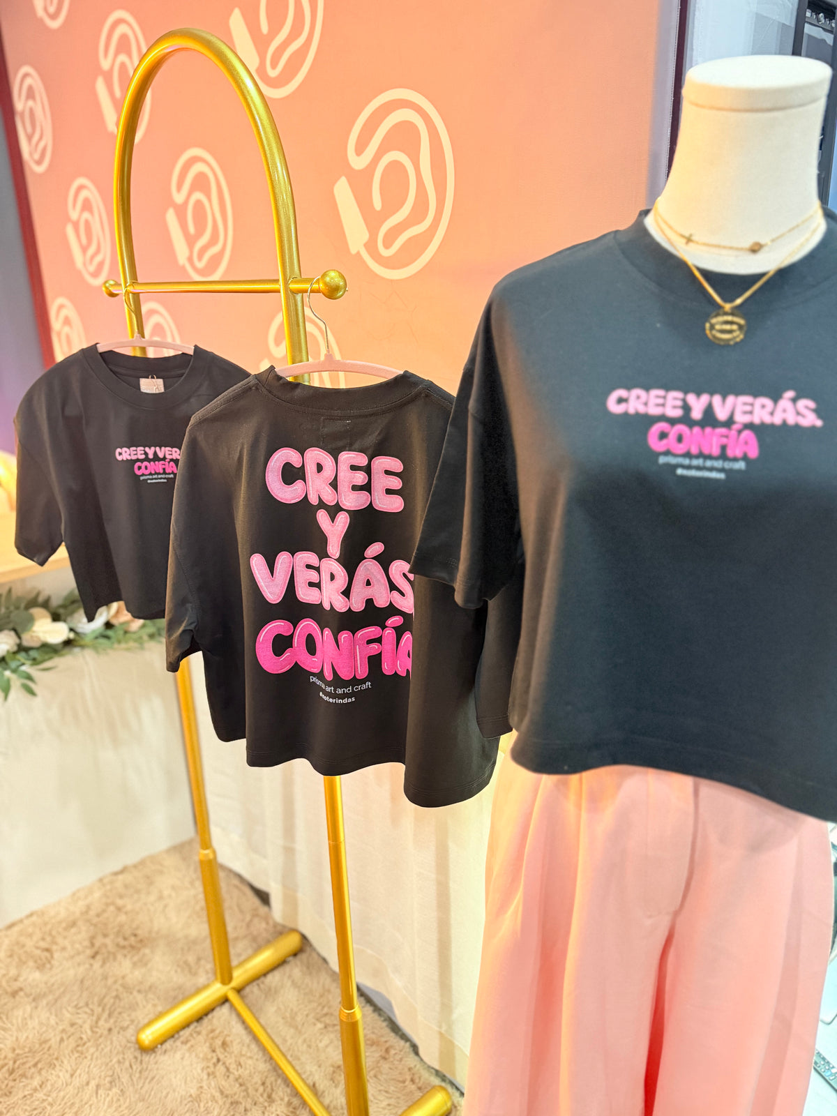 Cree y verás. Confía | Crop Signature Fabric