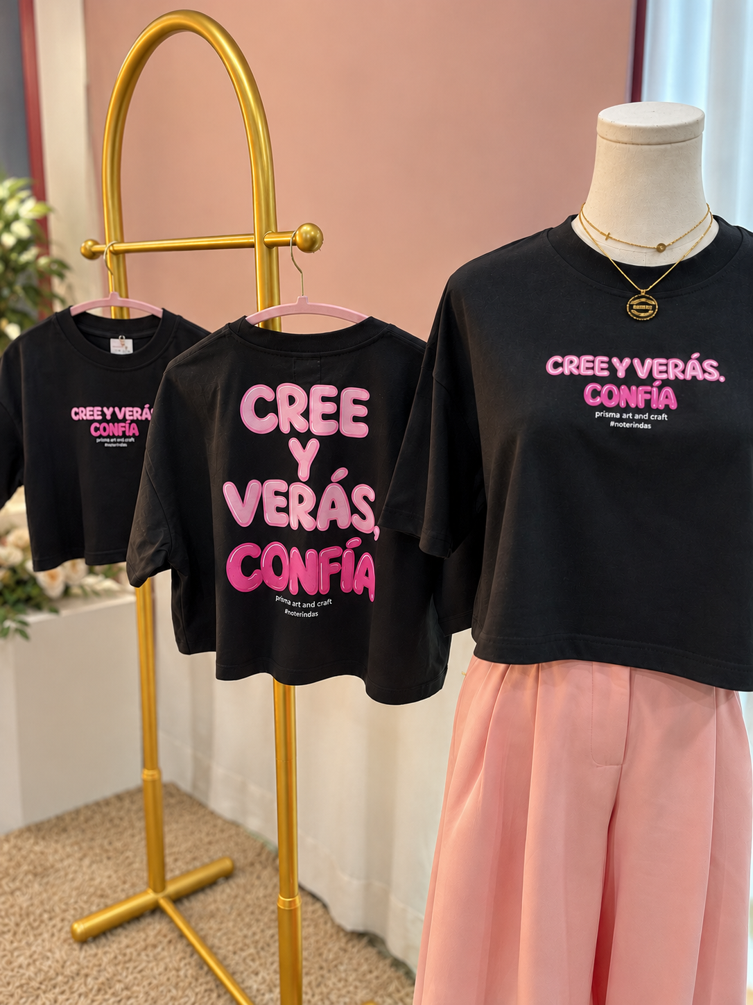Cree y verás. Confía | Crop Signature Fabric