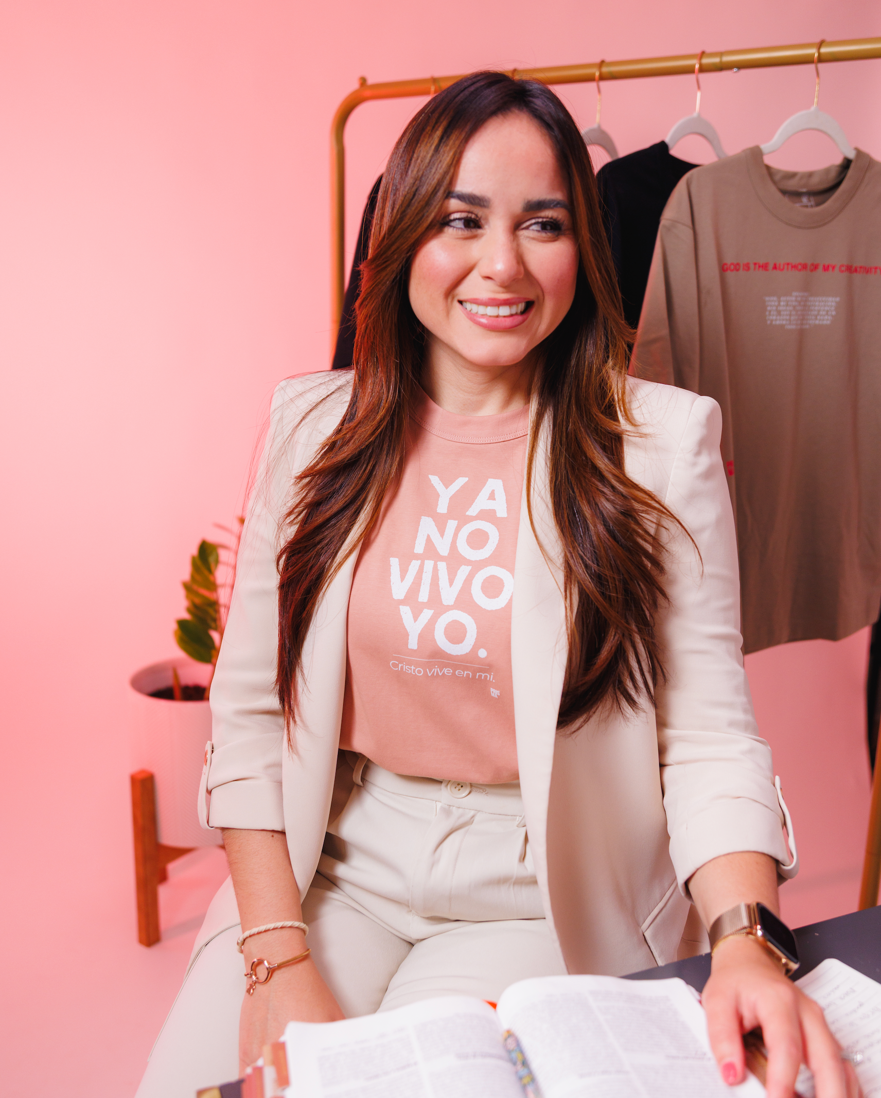 Ya no vivo yo, Cristo vive en mi | Signature Fabric