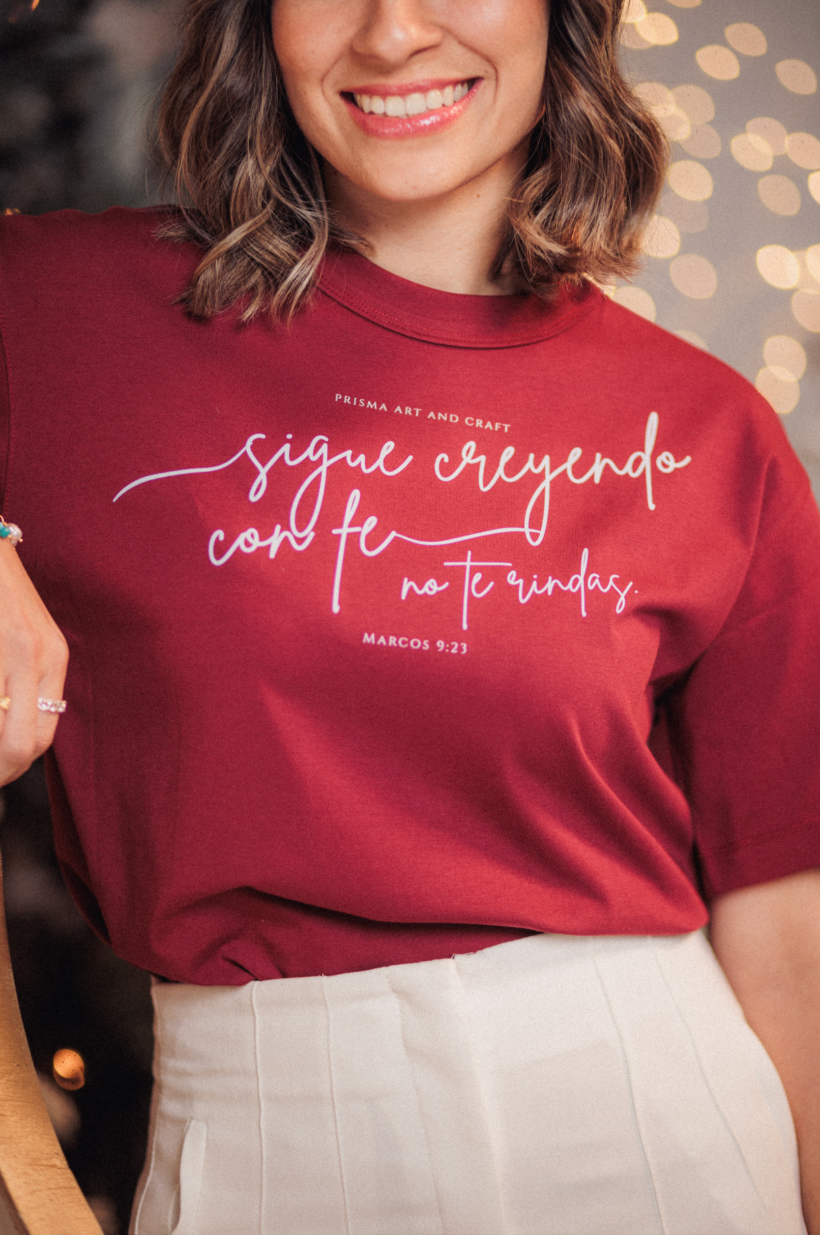 Sigue creyendo con fe | Signature Fabric